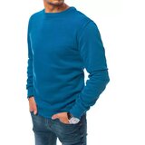 DStreet Bluza męska gładka niebieska BX4983 | Shoptok.si