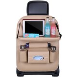 HURTEL Avto organizator za fotelj, sedež + polica, bež avto mizica, (21831432) | Shoptok.si
