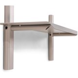 Spinder Design Sivo-bež kovinska polica 60 cm Hola – | Shoptok.si