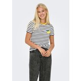 Only Majica 'ONLHEART' mornarska / apno / zelena / bela | Shoptok.si