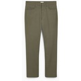 CA muške pantalone, ravan kroj, casual, maslinaste Cene
