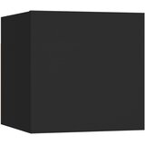  Noćni ormarići 2 kom crni 30,5 x 30 x 30 cm konstruirano drvo | shoptok.hr