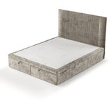 Maison de Rêve Bež tapecirani bračni krevet s prostorom za odlaganje 200x200 cm Mavel – | shoptok.hr