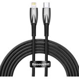 Baseus kabel Type C za Apple Lightning 8-pin Power Delivery 20W Glimmer Series CADH000101 2m crna | shoptok.hr