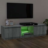 TV ormarić s LED svjetlima boja hrasta sonome 120x30x36 cm | Eponuda.com