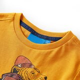  Dječja majica dugih rukava oker 116 | shoptok.hr