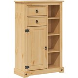 Furnova Kopalniška omarica Corona 70x33x110 cm trdna borovina, (21947004) | Shoptok.si