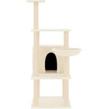  Penjalica za mačke sa stupovima za grebanje krem 132 cm | Eponuda.com
