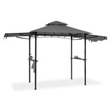 Blumfeldt Steakhouse Wings, paviljon, 244 x 260 x 152 cm, 160 g/m&sup2;, poliester, jeklo, siva barva cene