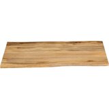 Stolna ploča 110x80x2,5cm od masivnog drva manga sa živim rubom | shoptok.hr