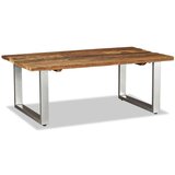  Stolić za kavu od masivnog obnovljenog drva 100 x 60 x 38 cm | shoptok.hr