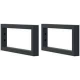 vidaXL Zidna polica za umivaonik od čelika i masivnog bagremovog drva | shoptok.hr