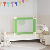  Sigurnosna ograda za dječji krevet zelena 90 x 25 cm od tkanine | shoptok.hr