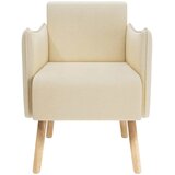  Naglasna stolica Krem Tkanina - Krem | shoptok.hr