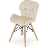 Lago Baršunasta Stolica - Bež x 1 | shoptok.hr