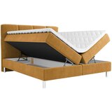 Esposa POSTELJA Z VZMETNICO 140 cm x 200 cm , tekstil oranžna, barve karija | Shoptok.si