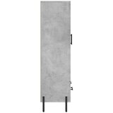  Visoka komoda boja betona 69,5 x 31 x 115 cm konstruirano drvo | shoptok.hr