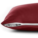DecoKing Jastučnica za valjkasti jastuk Amber 20x145 cm, bordo Slike