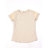 Leone 1947 Majice s kratkimi rokavi Girl T-Shirt Short Sleeves Lace Siva Cene