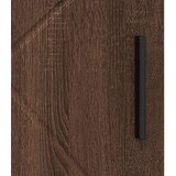 vidaXL Kopalniška omarica Rjavi hrast 30 x 35 x 95 cm Konstruiran les | Shoptok.si