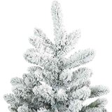 vidaXL Umjetno božićno drvce s nogom s 150 LED dioda Bijelo 150 cm PVC | shoptok.hr