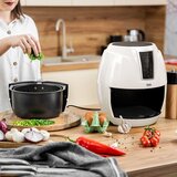 Teesa DIGITALNA FRITEZA NA ZRAČNI VRUĆI VREMEN 3,2 L BIJELA friteza bez masnoće | shoptok.hr