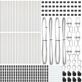 vidaXL Ograde Postovi 52 kom Ø32 mm 120 cm Galvanizirani Čelik Cijene