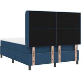  LED Box Spring Krevet s madracem Plava 160 x 200 cm tkanina | shoptok.hr