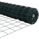 vidaXL Euro ograja zelena 0.6x50 m jeklo | Shoptok.si