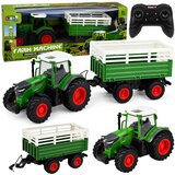  Remote Controlled RC Agricultural Tractor with Tipper Trailer and Lights 1:24 | Shoptok.si