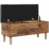  Klupa za odlaganje s jastučićem Staro drvo 102 x 42 x 46 cm | shoptok.hr