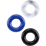 Lonelyi lonely slay hard - komplet obročkov za penis - barvni (3 kosi) | Shoptok.si