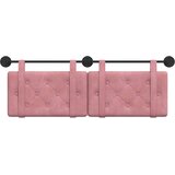  Držeće uzglavlje Zidne Ružičasta 130 x 55 x 5 cm Baršun - Ružičasta 120 cm bez LED | shoptok.hr