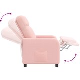  Fotelja s nagibom Ružičasta Bouclé | shoptok.hr