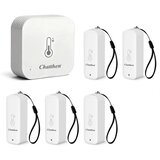 CHATTHEN 5x Wi-Fi senzor temperature in vlage z bazno postajo | Shoptok.si