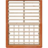  Konstrukcija postelje Voskast rjav 135 x 190 cm, (5000127023) | Shoptok.si