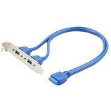 Gembird USB 3.0 dual port GEMBIRD CC-USB3-RECEPTACLE, 2x USB3.0, 20pin konektor za MBO Cijene