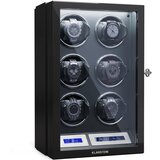 Klarstein Sarthe 6, namotač za sat, za 6 satova, 5 modova rotacije, LED osvjetljenje, kontrola na dodir, daljinski upravljač | shoptok.hr