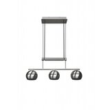  Trio - Visilica na sajli FLETCHER 3xE14/40W/230V matni hrom | Eponuda.com