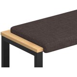  Jastučić za klupu Tkanina Tamno smeđa Dubina 35 cm | shoptok.hr