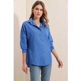 Bigdart Shirt - Blue - Oversize Cene