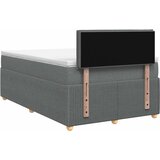  Boxspring krevet s madracem Tamnosiva 120 x 200 cm Tkanina | shoptok.hr