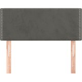  Uzglavlje tamnosivo 100x5x78/88 cm baršunasto | shoptok.hr