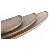 Gazzda Smeđa polica od punog hrasta 100 cm Mu – | shoptok.hr