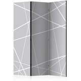 Artgeist PARAVAN 135/172/3 cm sivobela Slike