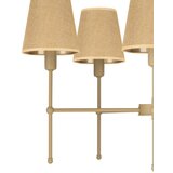  Luster na šipci MADELA 5xE14/40W/230V juta/bež | Eponuda.com