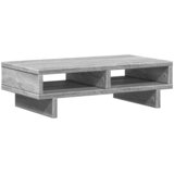  Stalak za monitor siva boja hrasta 50x27x15cm konstruirano drvo | shoptok.hr