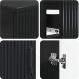  Set kupaonskih ormara od 2 dijela HOORN Crna Konstruirano drvo | shoptok.hr