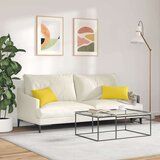 vidaXL Blazine za kavč 2 pcs Svetlo rumena 50 x 30 cm blago | Shoptok.si
