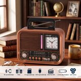  Prenosni retro RGB Bluetooth radio + sat 7778BT/B | Eponuda.com